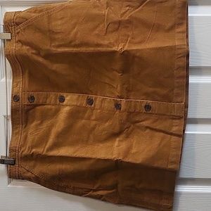 🍁🍂Fall Alert!🍂🍁 mustard yellow corduroy button skirt